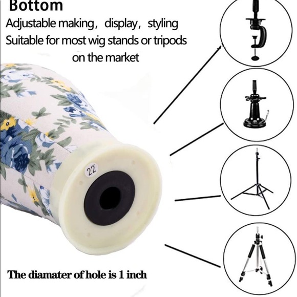 Mannequin Canvas Block Head - Picture 6 of 7